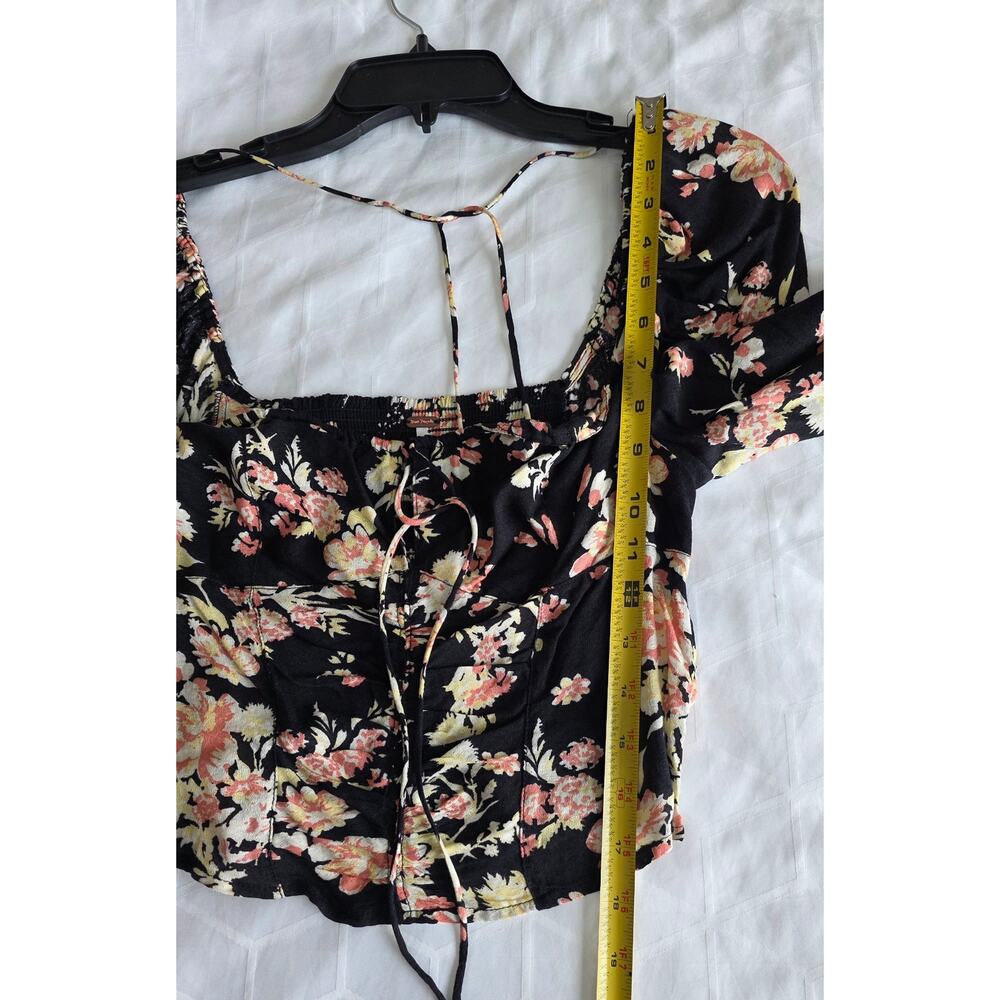 NWT Free People Hilary Print Floral Crop Top Boho XS - Picture 8 of 10